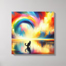 Search for abstract cat canvas prints Colourful