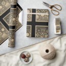 Search for vintage clock wrapping paper Gears