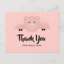 Recherche de pig thank you cards Animal