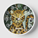 Recherche de leopard horloges Gros chat