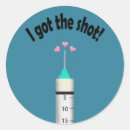 Search for vaccine shot stickers Syringe