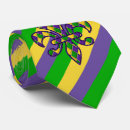 Search for mardi gras party ties Fleur de lis