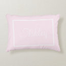 Search for pink blue pillows Monogrammed