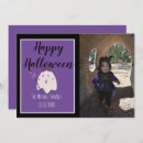 Search for purple halloween cards Ghost