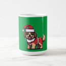 Search for funny dog christmas mugs Santa
