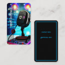 Search for karaoke business cards Microphone