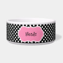 Search for polka dot dog bowls Cute