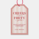 Search for 40th birthday gift tags Cute