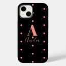 Search for rose gold polka dots iphone cases Black