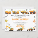 Search for construction site invitations Bulldozer