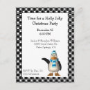Search for cartoon penguin invitations Winter