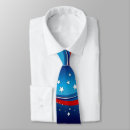 Recherche de style américain cravates Bleu rouge
