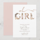 Search for tropical baby girl shower invitations Boho