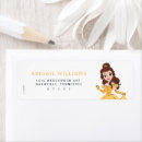 Search for disney princess return address labels Belle