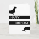 Search for dachshund birthday cards Humour