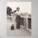 Recherche de black and white dog posters Vintage