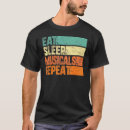 Recherche de musical de musique tshirts Vie