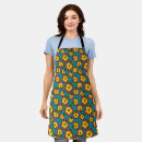 Search for red and yellow flowers aprons Floral