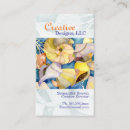 Search for sea shell business cards Elegant