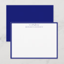 Search for modern note cards Navy blue