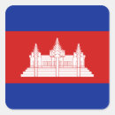 Search for flag of cambodia stickers Kampuchea