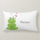 Recherche de grenouilles mignonnes coussins Vert
