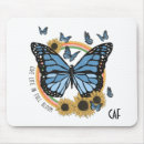 Recherche de la fleur vie tapis souris Bleu