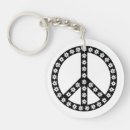 Search for peace symbols keychains Hippie
