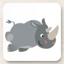 Recherche de rhinocéros dessous de verres Blanc