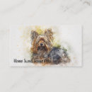 Recherche de chien yorkie cartes visite Animal familier