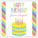 Search for happy birthday cake stickers Modern