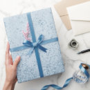 Recherche de paillette papier cadeau Bleu