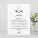 Search for welcome bag invitations Schedule of events