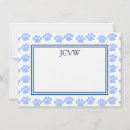 Search for puppy note cards Blue