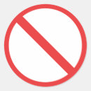 Search for prohibition stickers Symbol