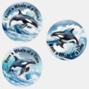 Search for marine mammals stickers Whale