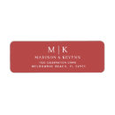 Search for wedding reception return address labels Black and white