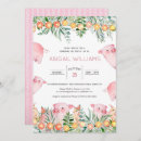 Search for pink pigs baby shower invitations Mother to be