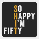 Search for funny 50th birthday stickers Humour