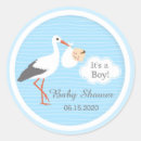 Search for stork baby shower stickers It's a boy