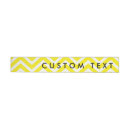 Search for yellow chevron return address labels Chic