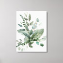 Search for sage green canvas prints Leaves