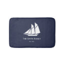 Search for nautical bath mats Sailboat