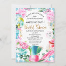 Search for mad hatter bridal shower invitations Alice in wonderland