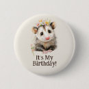Search for opossums buttons Cute opossum