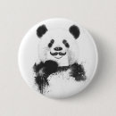 Recherche de moustache noire badges Noir et blanc