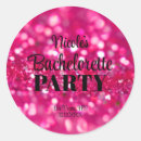 Search for hot pink bachelorette party stickers Girly