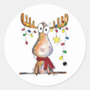 Search for christmas moose stickers Funny