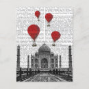 Recherche de ballon rouge cartes postales Montgolfière