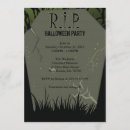 Search for black tombstone invitations Scary